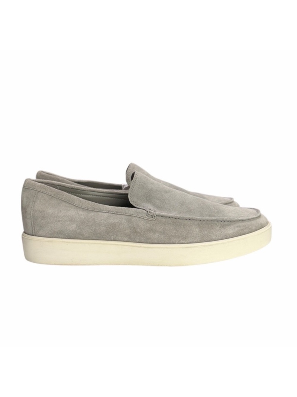 Vince Taro Gray Suede Loafers Size 10